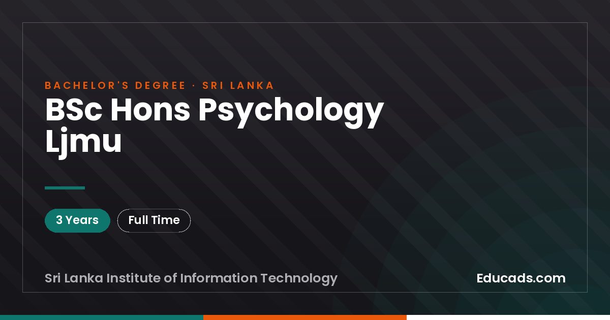BSc Hons Psychology Ljmu