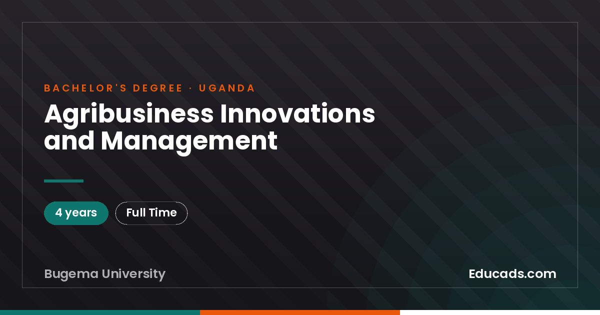 Agribusiness Innovations and Management