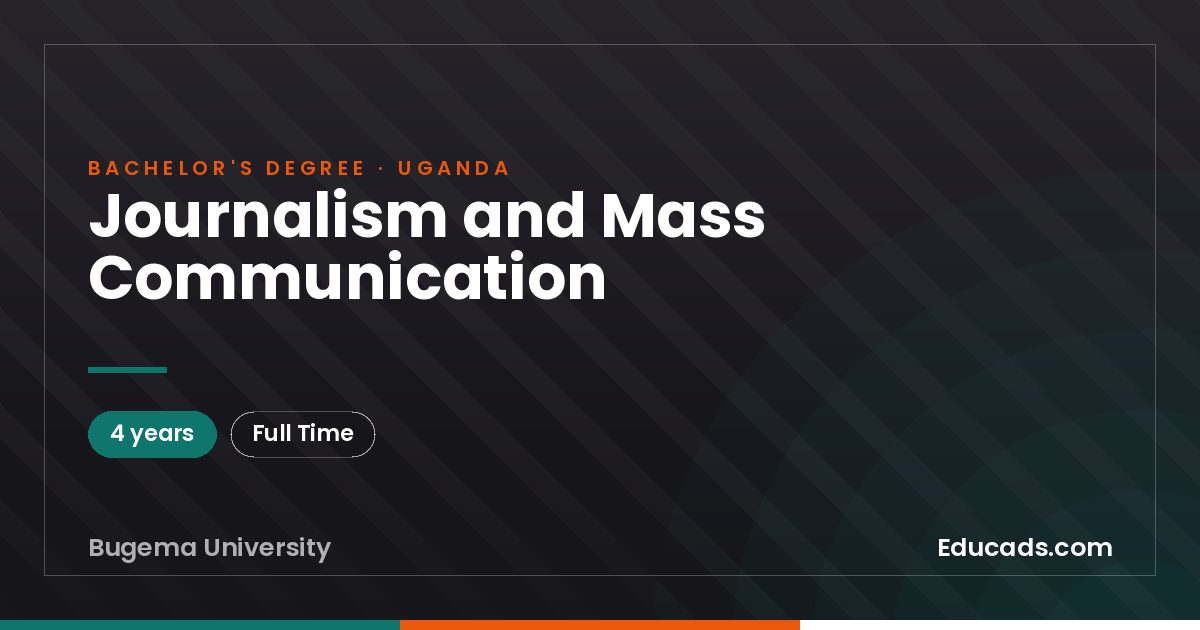 Journalism and Mass Communication