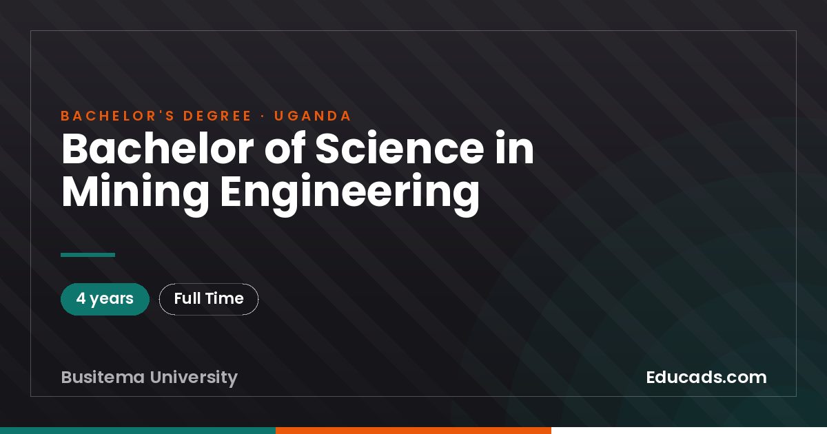 Bachelor of Science in Mining Engineering