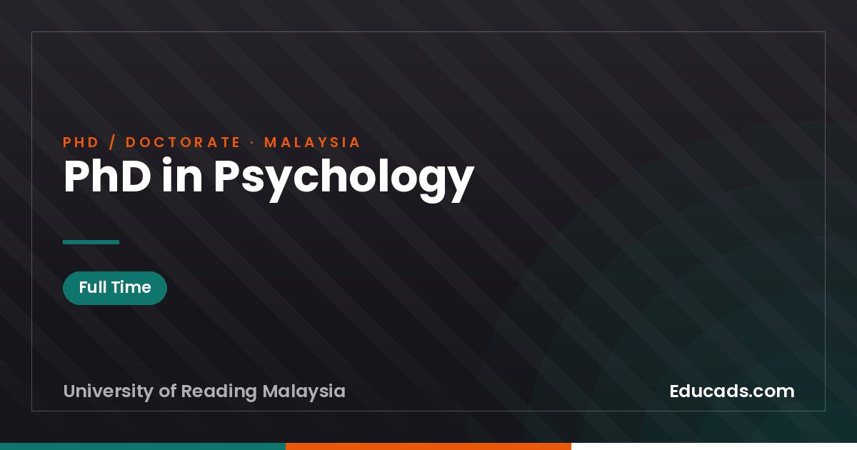 PhD in Psychology