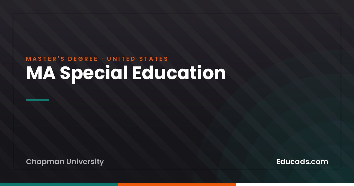 MA Special Education