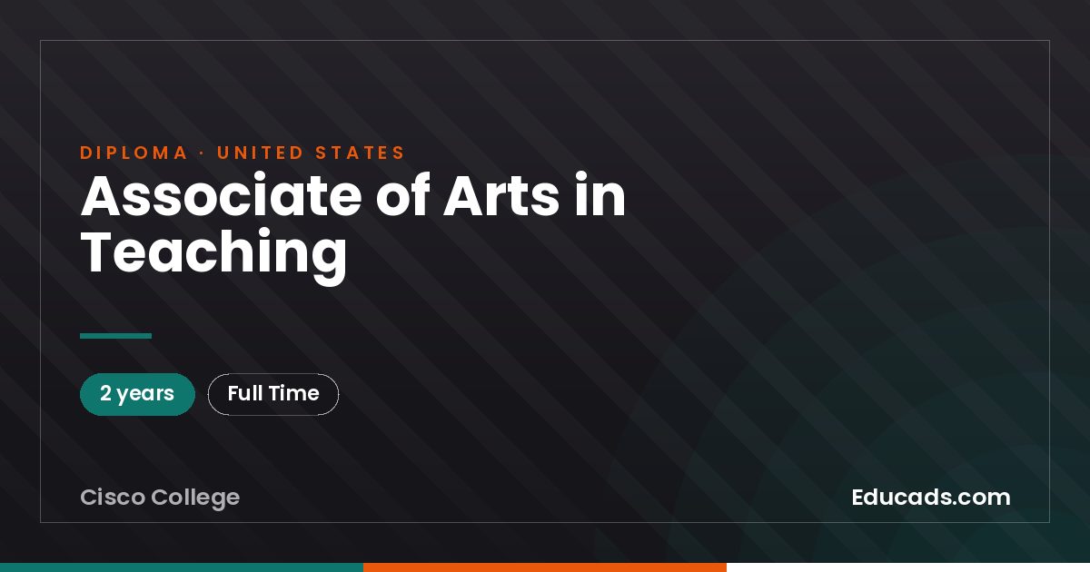 Associate of Arts in Teaching