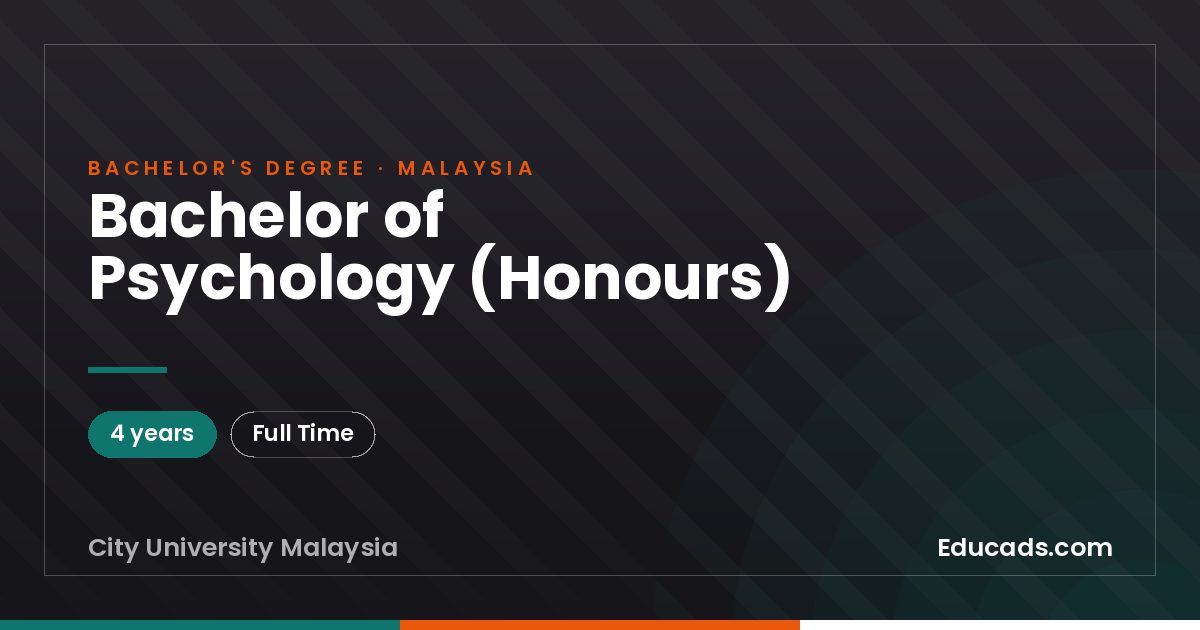 Bachelor of Psychology (Honours)