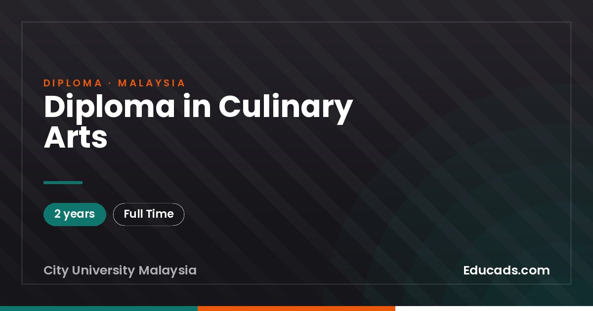 Diploma in Culinary Arts