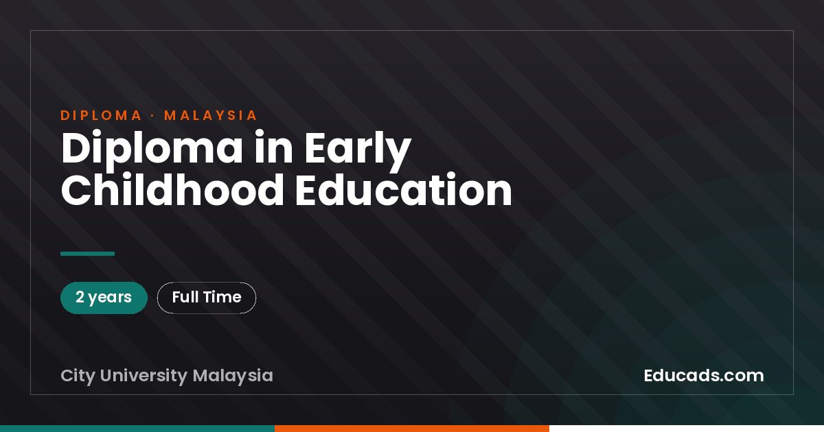 Diploma in Early Childhood Education