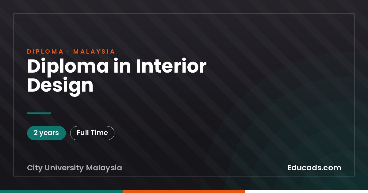 Diploma in Interior Design