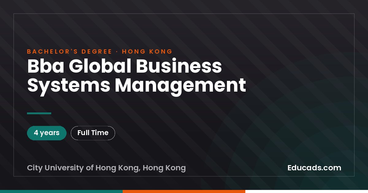 Bba Global Business Systems Management
