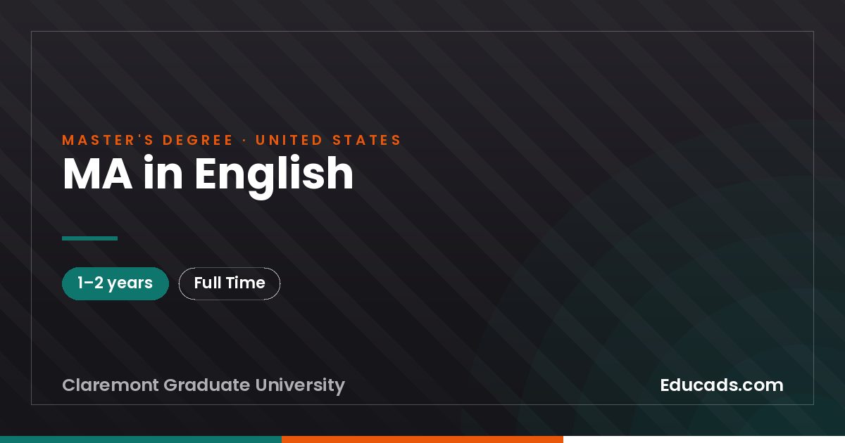 MA in English