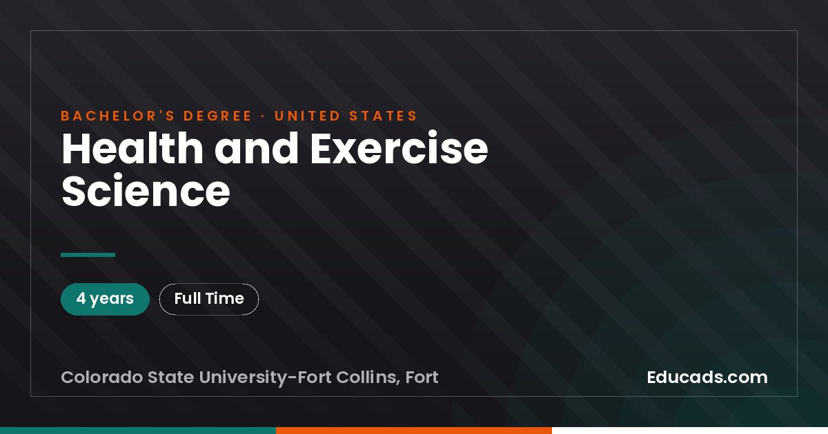 Health and Exercise Science