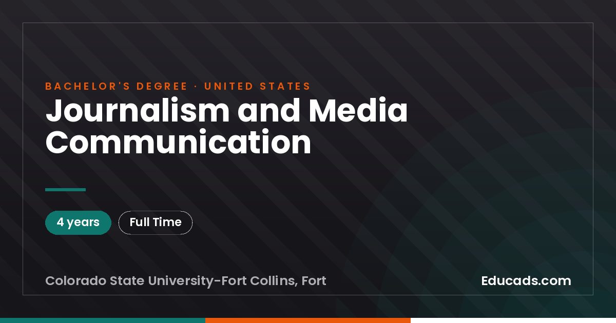 Journalism and Media Communication