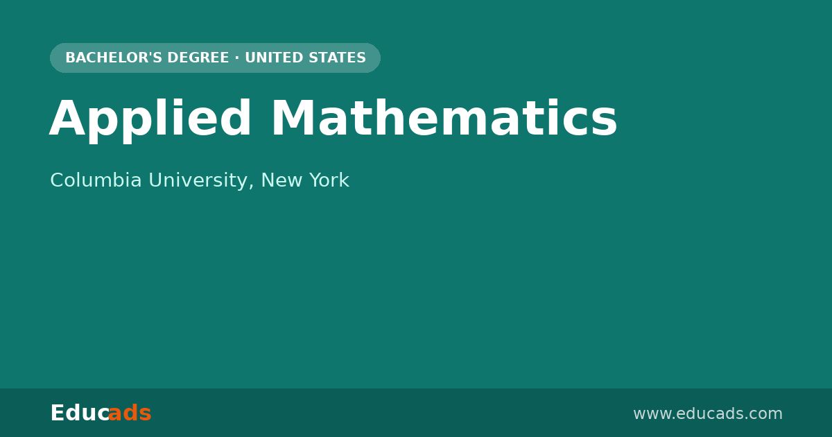Applied Mathematics