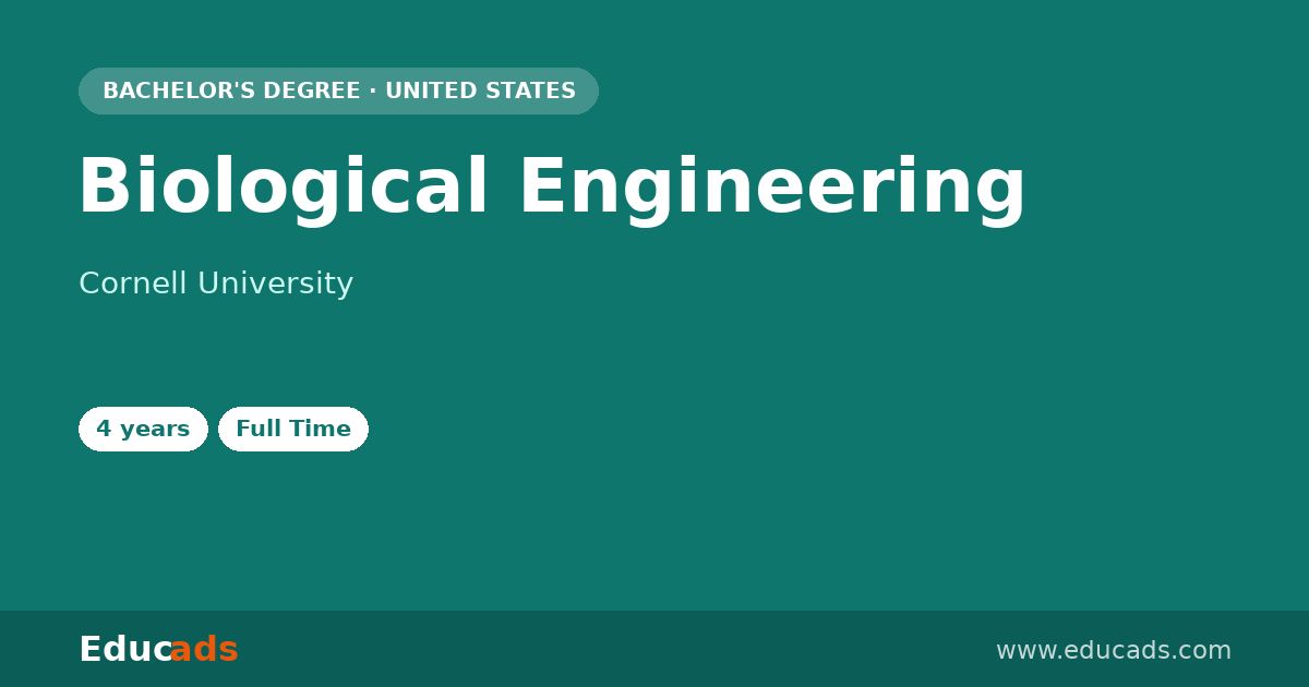 Biological Engineering