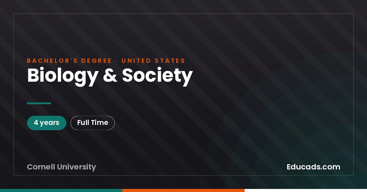 Biology & Society