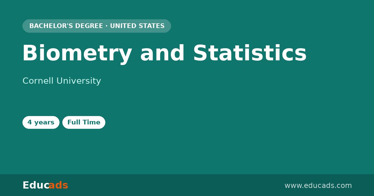 Biometry and Statistics