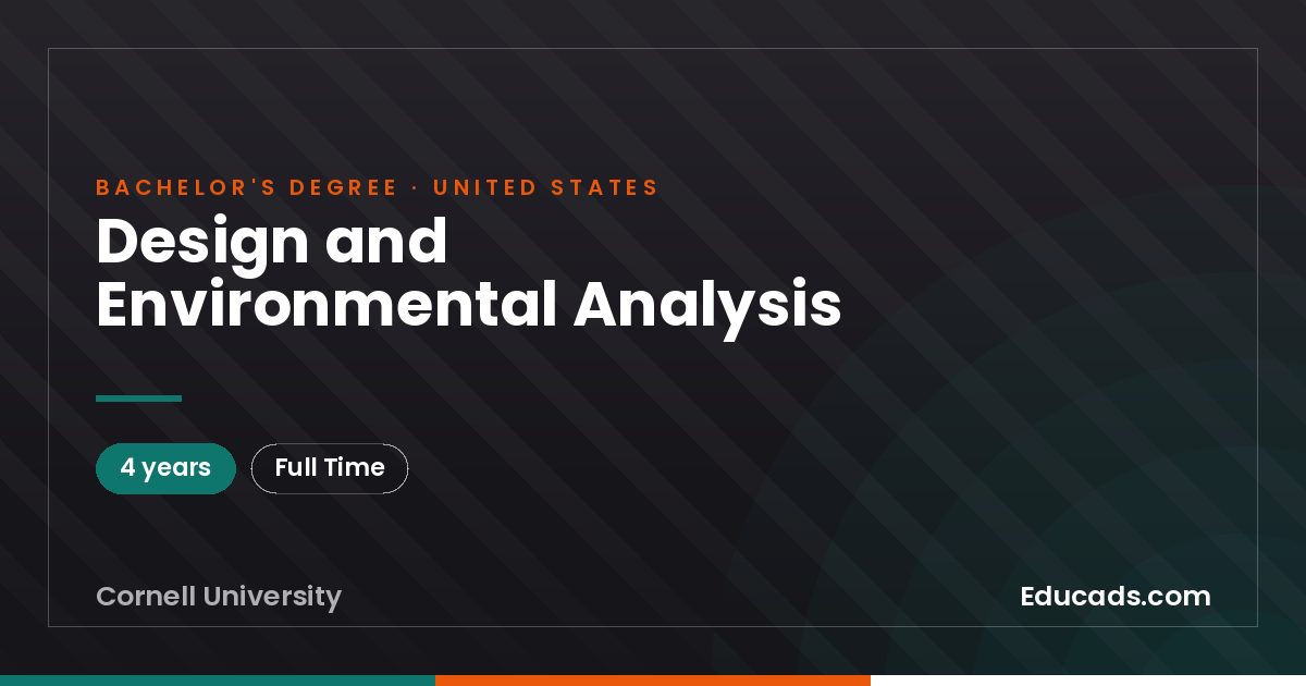 Design and Environmental Analysis