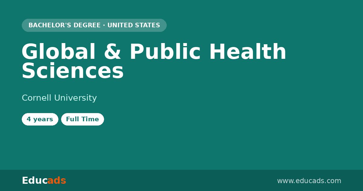 Global & Public Health Sciences