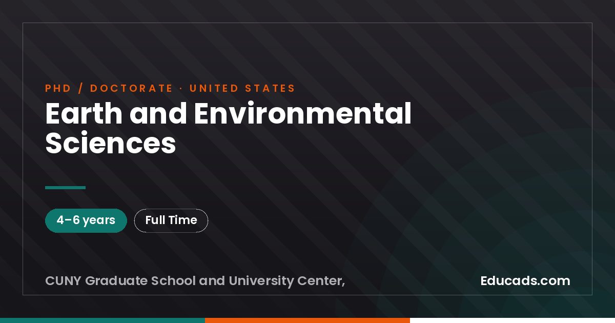 Earth and Environmental Sciences
