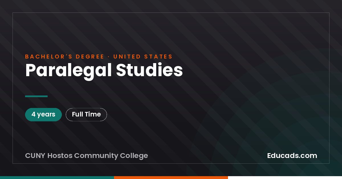 Paralegal Studies