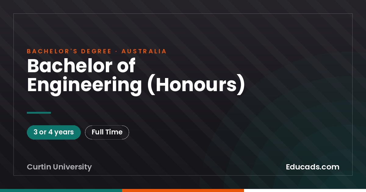 Bachelor of Engineering (Honours)