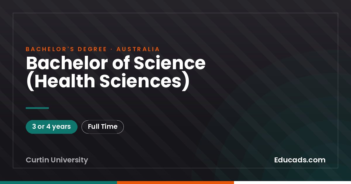 Bachelor of Science (Health Sciences)