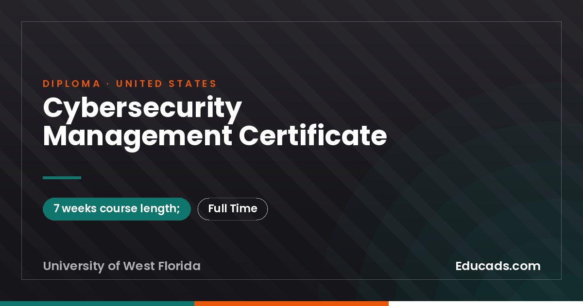 Cybersecurity Management Certificate