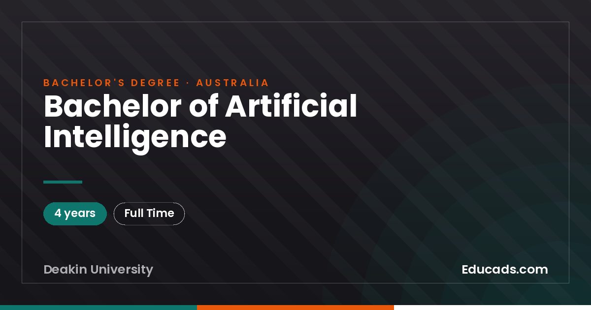 Bachelor of Artificial Intelligence