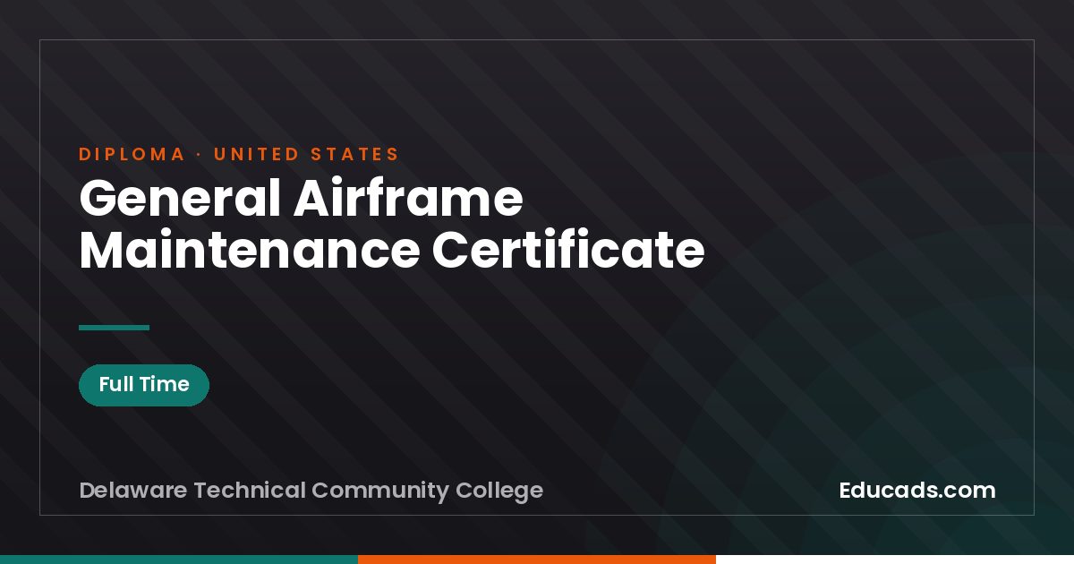General Airframe Maintenance Certificate