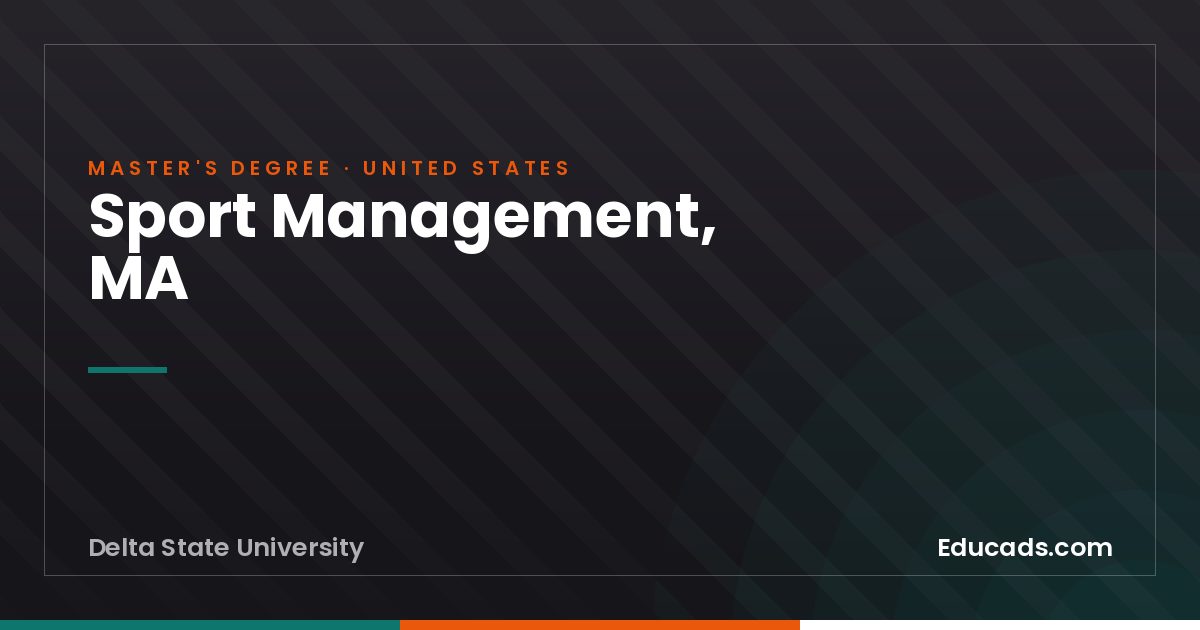 Sport Management, MA