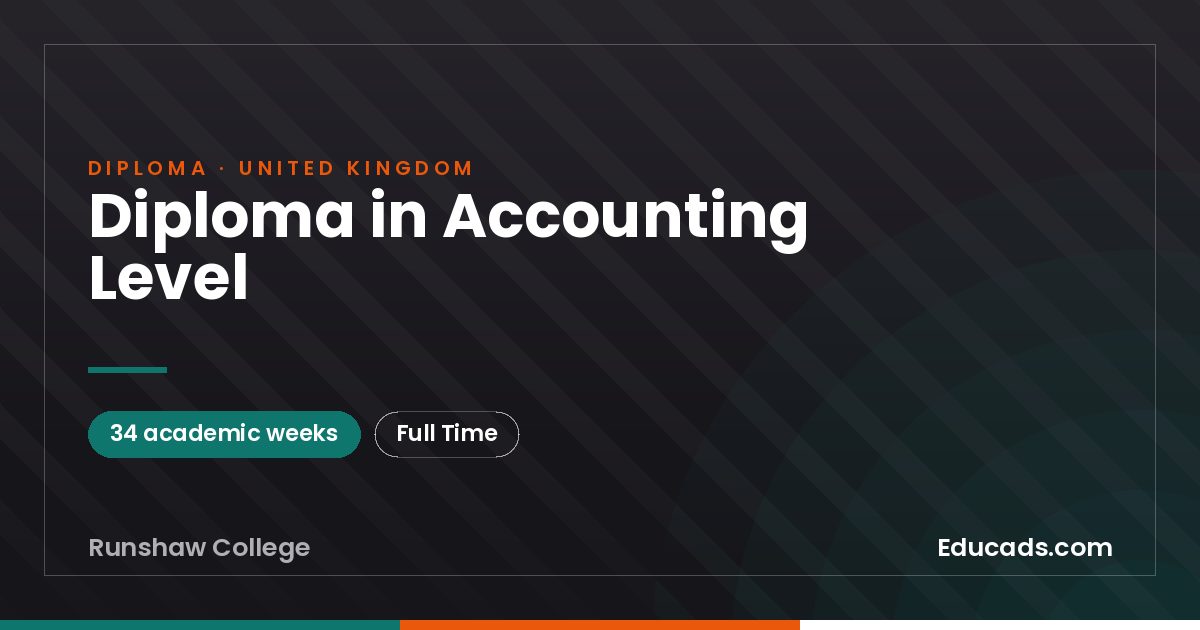 Diploma in Accounting Level