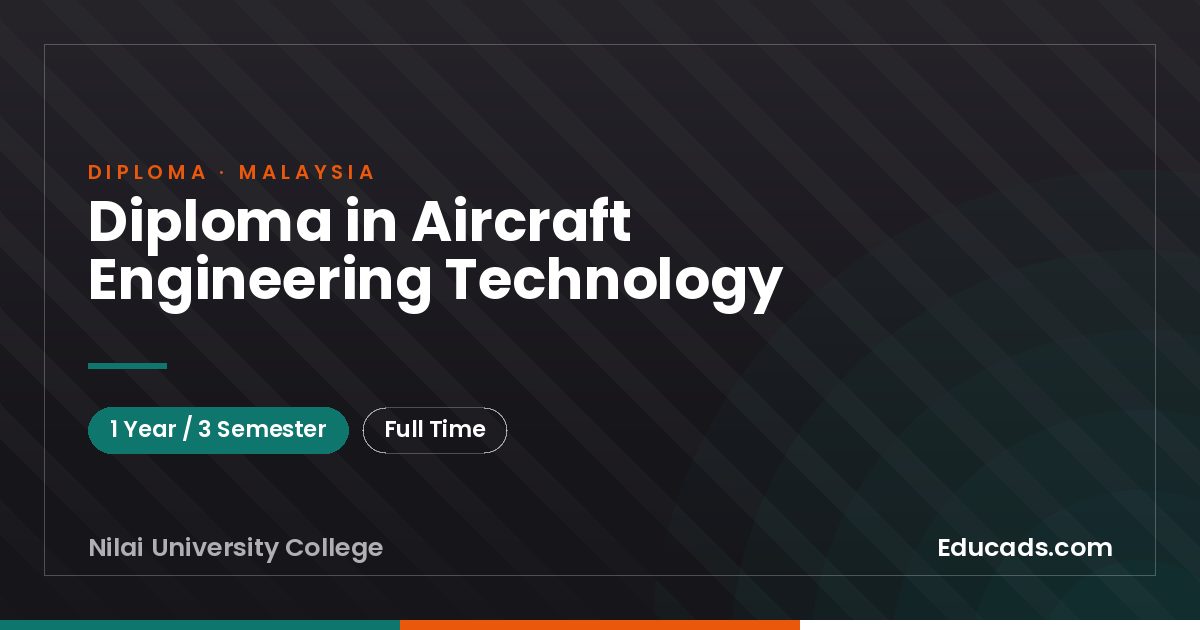 Diploma in Aircraft Engineering Technology