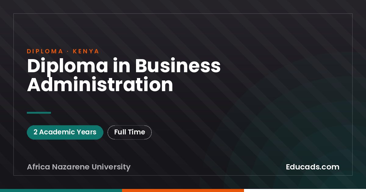 Diploma in Business Administration