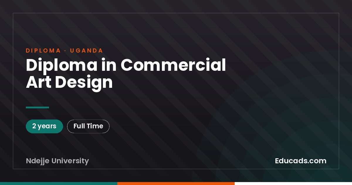 Diploma in Commercial Art Design