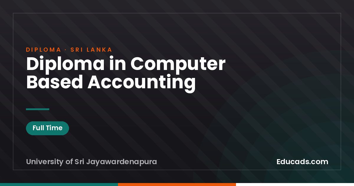 Diploma in Computer Based Accounting