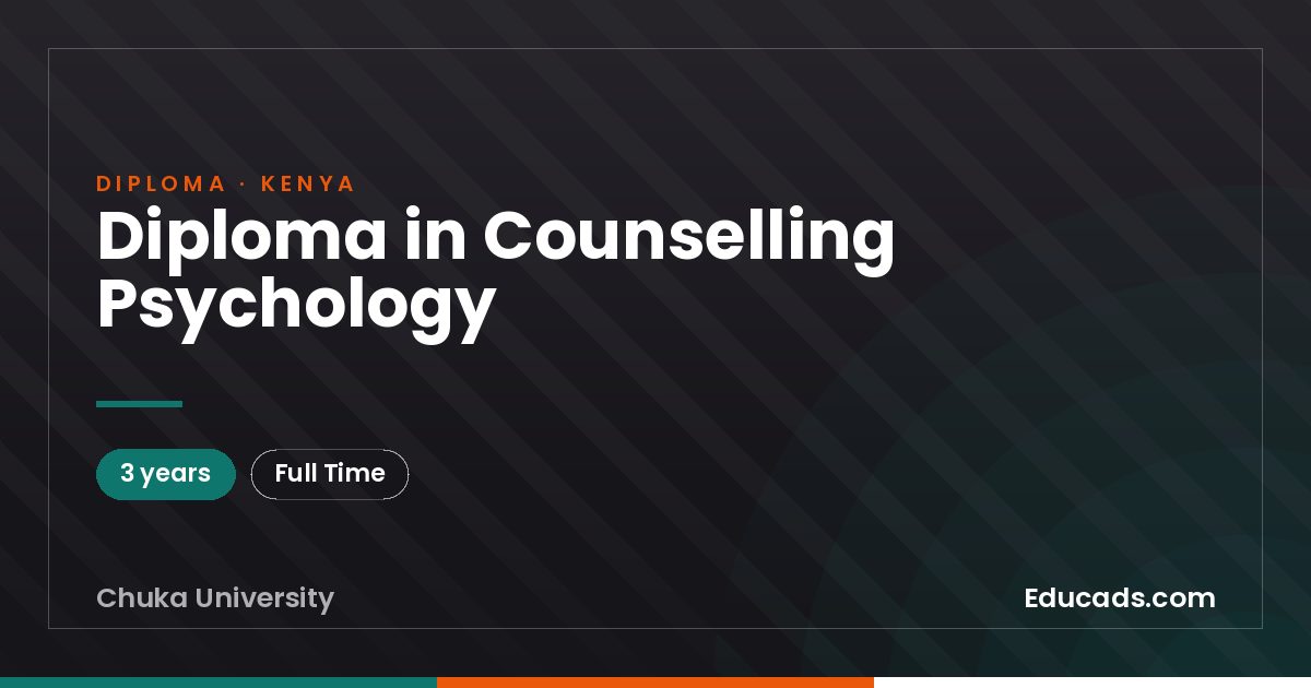 Diploma in Counselling Psychology