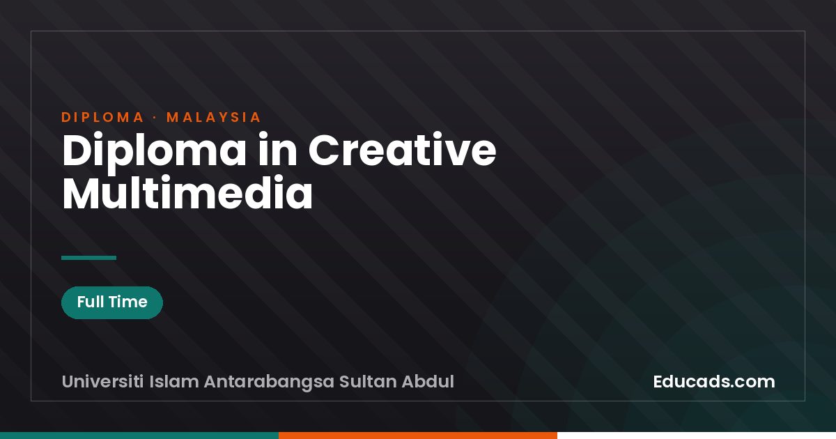 Diploma in Creative Multimedia