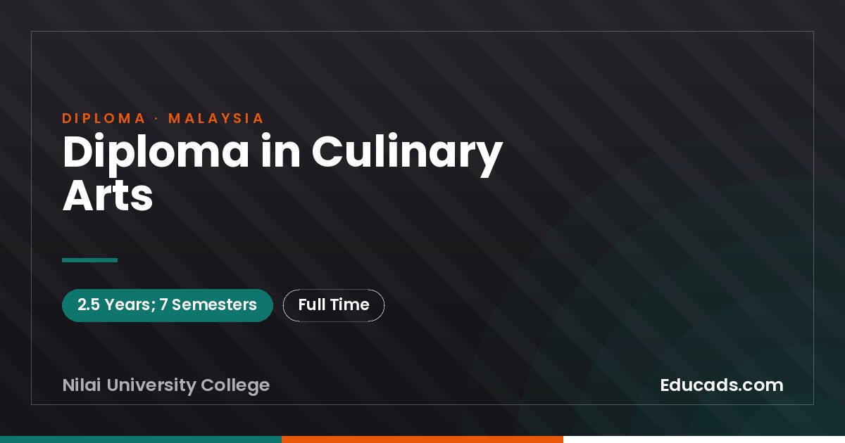 Diploma in Culinary Arts