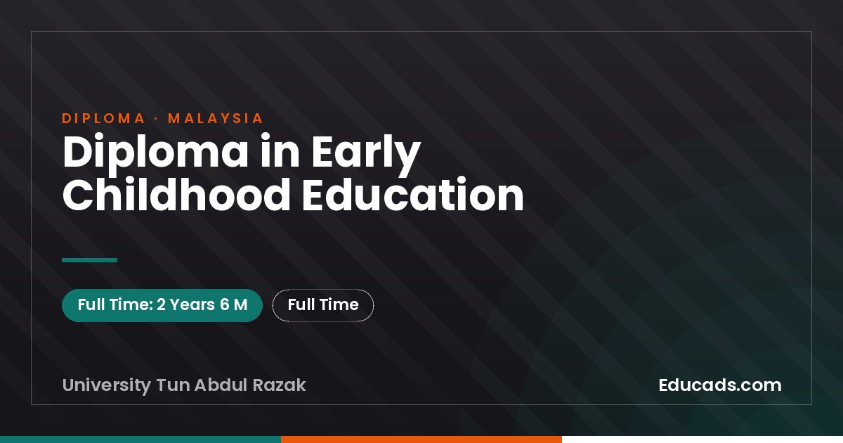 Diploma in Early Childhood Education