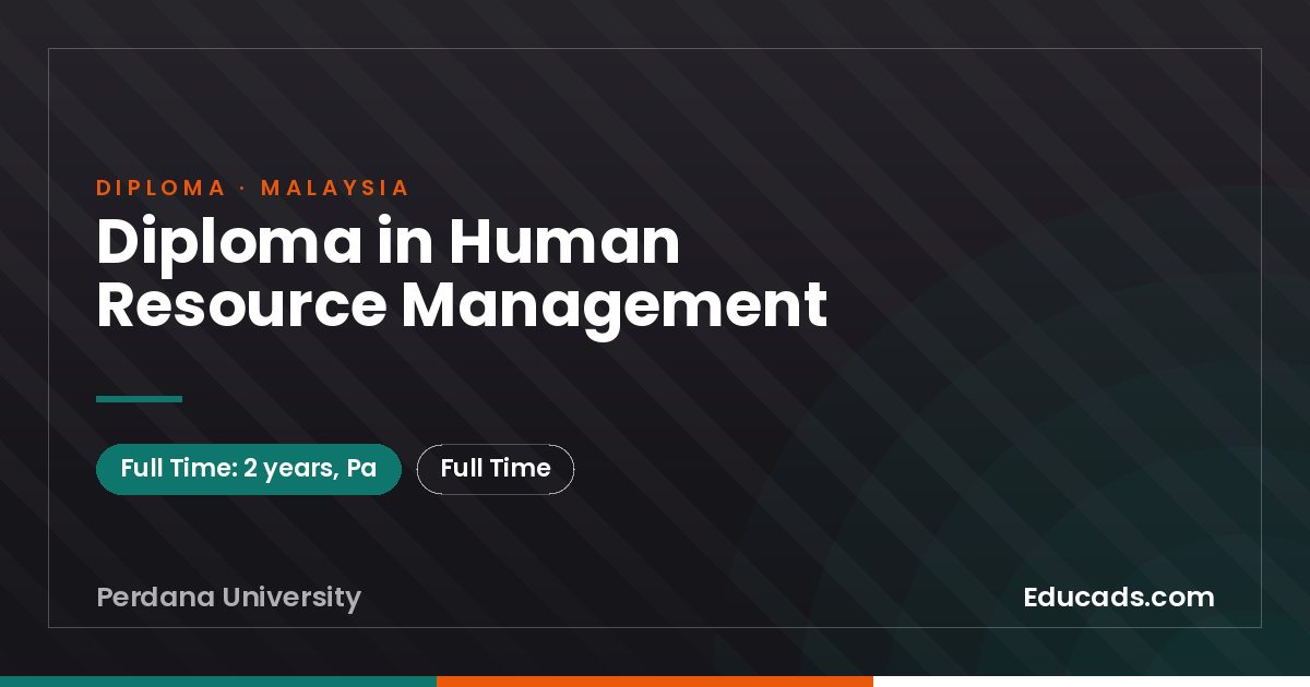 Diploma in Human Resource Management