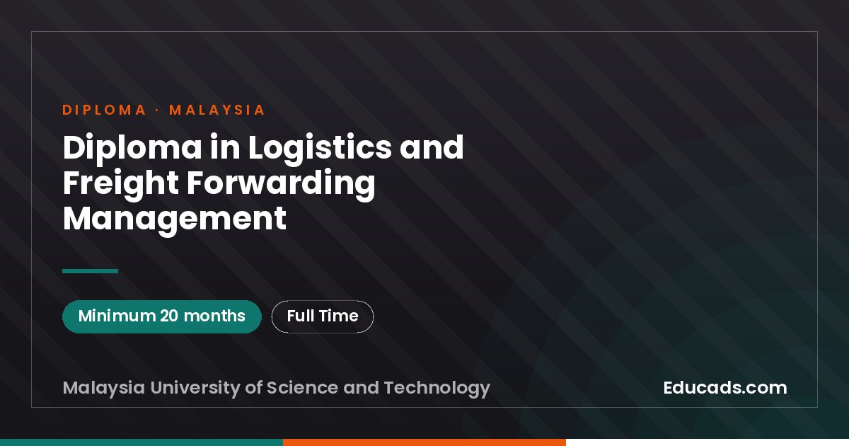 Diploma in Logistics and Freight Forwarding Management