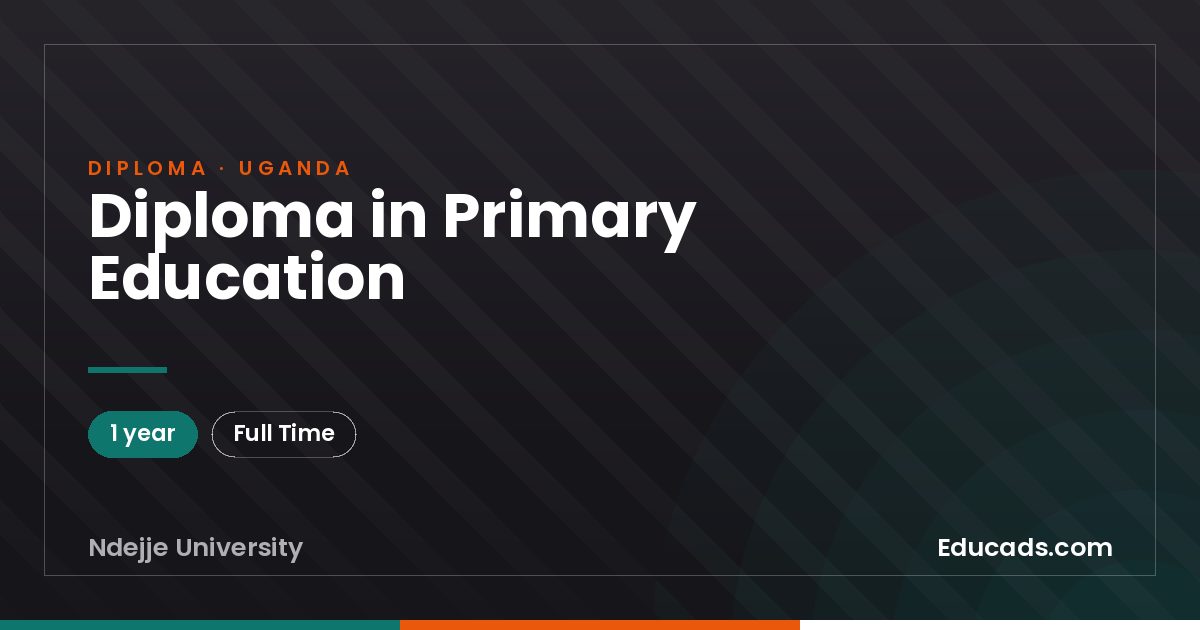 Diploma in Primary Education