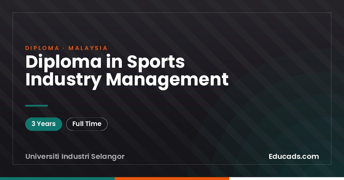 Diploma in Sports Industry Management
