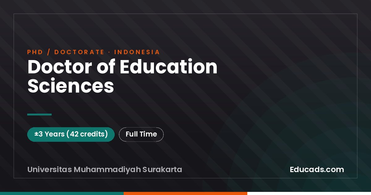 Doctor of Education Sciences