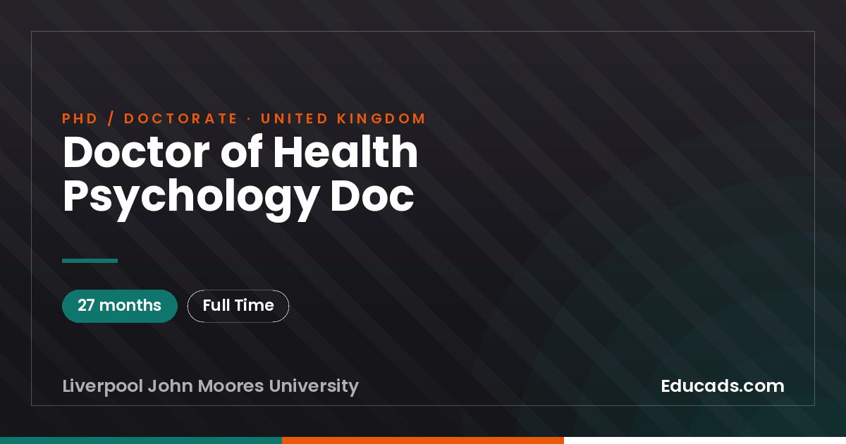Doctor of Health Psychology Doc