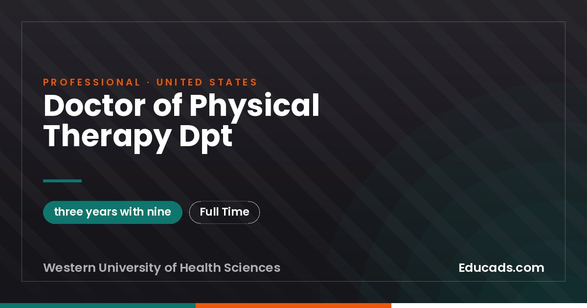 Doctor of Physical Therapy Dpt