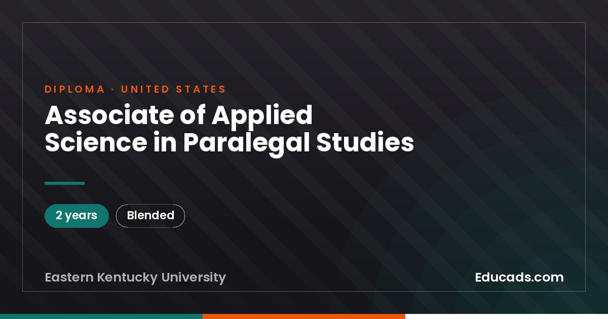 Associate of Applied Science in Paralegal Studies