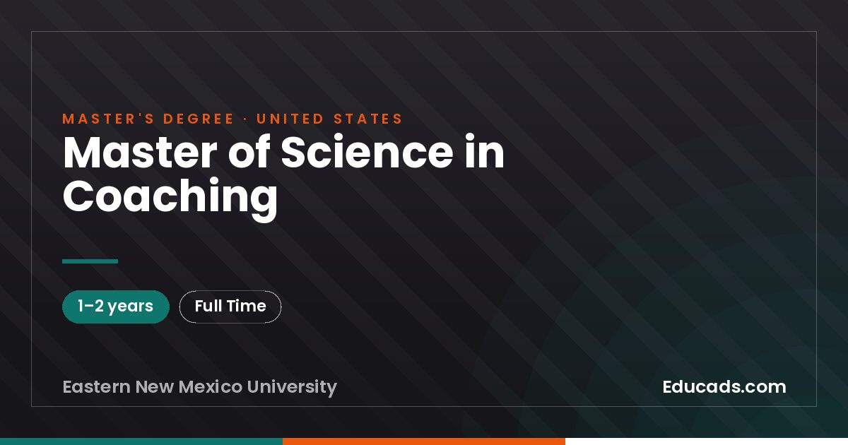 Master of Science in Coaching