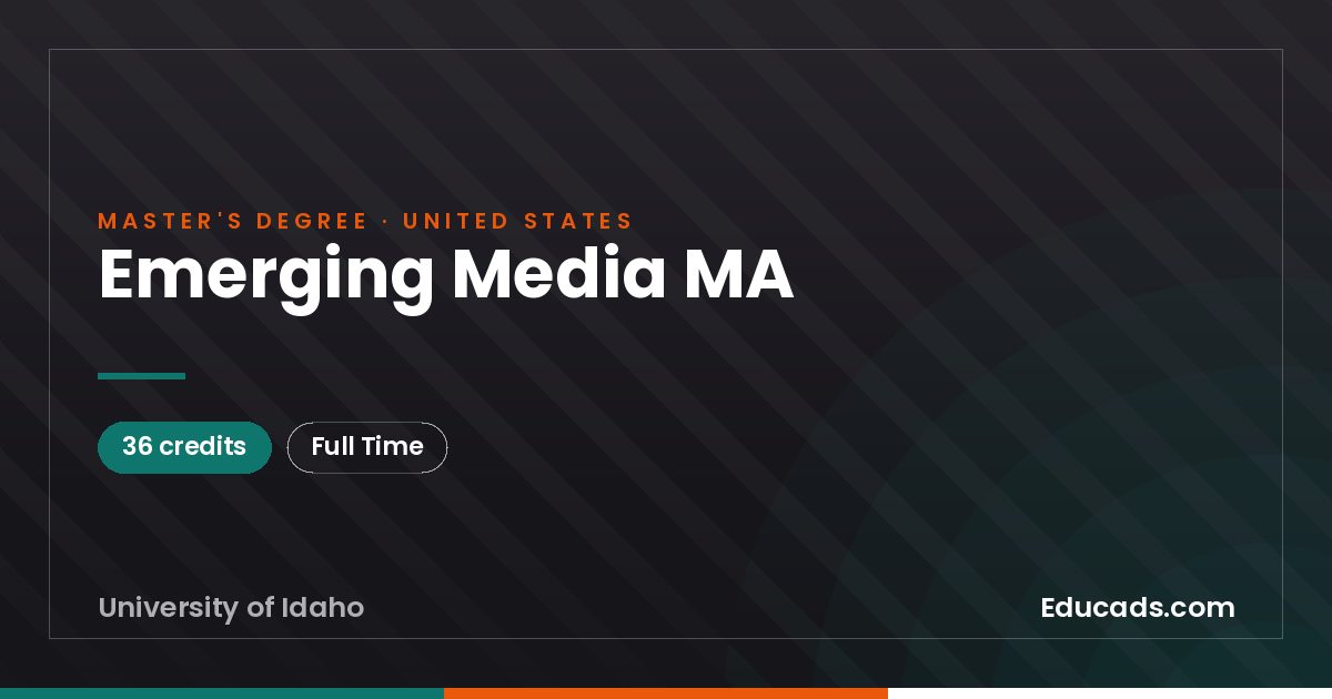 Emerging Media MA