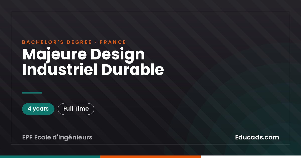 Majeure Design Industriel Durable