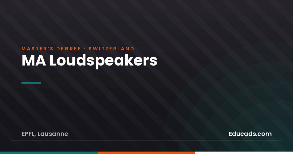 MA Loudspeakers